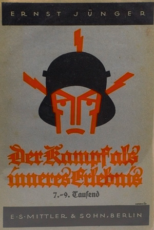 Lot 3195, Auction  126, Jünger, Ernst, Der Kampf als inneres Erlebnis. Berlin 1928. - Erste Ausgabe