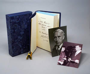 Lot 3235, Auction  126, Jünger, Ernst, Annäherungen. Maroquin. Stuttgart 1970. Erste Ausgabe. - Widmungsexemplar