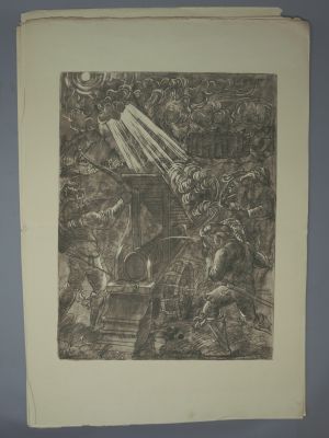 Los 3393 - Voigt, Marie Elisabeth - Acht Zeichnungen zu Löns Wehrwolf - 2 - thumb