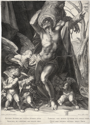 Lot 5221, Auction  126, Sadeler II, Aegidius, Der hl. Sebastian