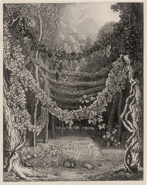 Los 5337 - Tischbein d. Ä., Johann Heinrich - Waldpartie mit Wein und einer Büffelherde - 0 - thumb