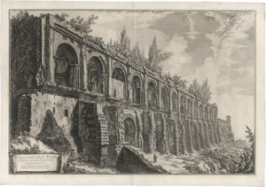 Lot 5655, Auction  126, Piranesi, Giovanni Battista, Avanzi della Villa di Mecenate a Tivoli