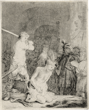 Lot 5671, Auction  126, Rembrandt Harmensz. van Rijn, Die Enthauptung Johannes des Täufers