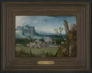 Los 6001 - Gassel, Lucas - Umkreis - Felsige Landschaft mit gotischem Schloss - 1 - thumb