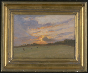 Los 6194 - Christensen, Godfred - Sonnenuntergang bei Landbolyst in Nordjütland - 1 - thumb