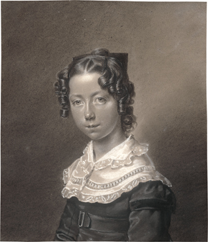 Los 6625 - Krüger, Franz - Bildnis eines Mädchens mit Haarschleife und weißem Kragen - 0 - thumb