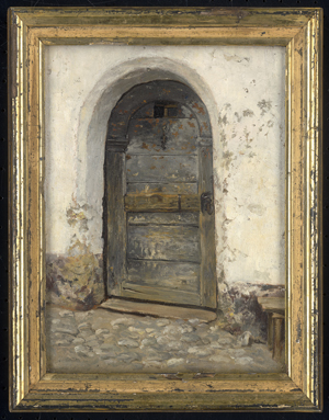 Los 6688 - Süddeutsch - um 1850. Studie einer verwitterten Tür - 1 - thumb