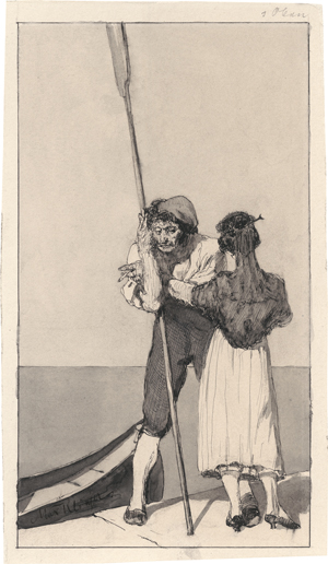 Los 6727 - Klinger, Max - Der Gondoliere und das Mädchen - 0 - thumb