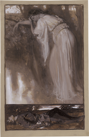 Lot 6736, Auction  126, Deutsch, um 1900. Elegie
