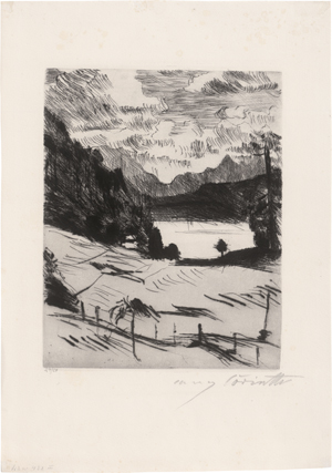 Lot 7036, Auction  126, Corinth, Lovis, Der Walchensee
