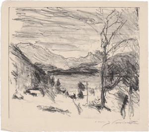 Lot 7038, Auction  126, Corinth, Lovis, Walchensee im Nebel