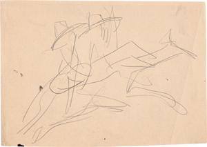 Lot 7052, Auction  126, Kirchner, Ernst Ludwig, Zwei Reiterinnen auf 3 Pferden (Zirkus)