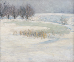 Lot 7087, Auction  126, Altenkirch, Otto, Feldteich im Schnee