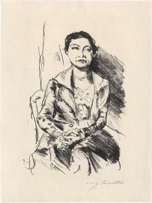 Lot 8075, Auction  126, Corinth, Lovis, Bildnis einer jungen Dame (Anneliese Halbe)