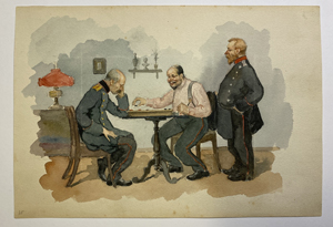 Los 8189 - Masjutin, Wassili Nikolajewitsch - Genreszenen und Männerbildnisse - 2 - thumb