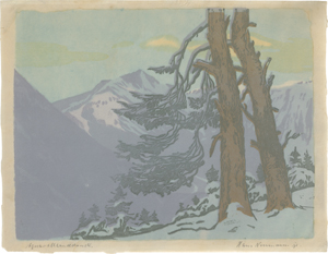 Lot 8207, Auction  126, Neumann, Hans, Berglandschaft bei Sonnenaufgang