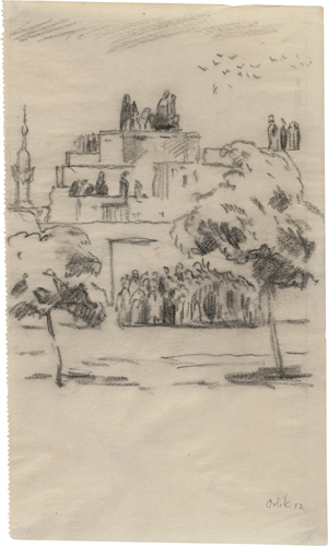 Lot 8211, Auction  126, Orlik, Emil, Nordafrikanische Stadt