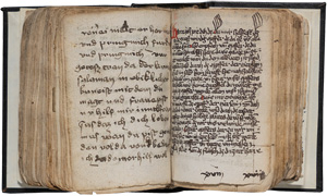 Los 1014 - Johannes von Neumarkt - Mystische Sammelhandschrift. Deutsche Handschrift auf Papier. Nürnberg, St. Katharina, 2. Drittel des 15. Jahrhunderts. - Umfangreiche spätmittelalterliche Sammelhandschrift - 2 - thumb