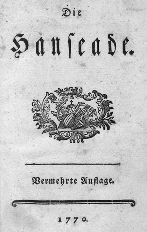 Lot 2111, Auction  127, Lucius, Georg Ignaz, Die Hanseade