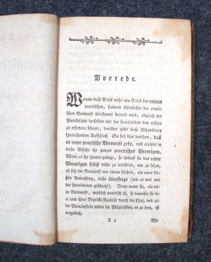 Los 2179 - Kant, Immanuel - Critik der practischen Vernunft - 4 - thumb