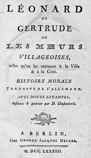 Los 2199 - Pestalozzi, Johann Heinrich - Léonard et Gertrude - 0 - thumb