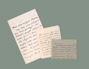 Lot 2512, Auction  127, Dumas (fils), Alexandre, 10 Briefe, meist an Madame oder Monsieur Laroche. Ca. 1875 