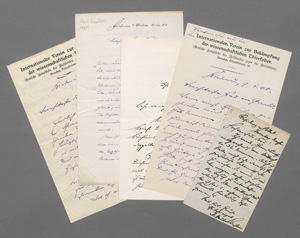 Lot 2513, Auction  127, Förster, Paul, 9 Briefe und eine Karte an Rosa von Gerold. 1884-1905