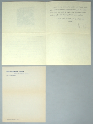 Los 2522 - Hesse, Hermann - 3 Autographen. 1941 - 1 - thumb