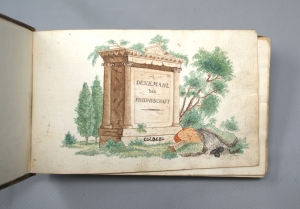 Los 2537 - Stammbuch - des Carl Felix Colberg aus Berlin 1812-1814 + Beigabe - 5 - thumb