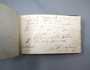 Los 2537 - Stammbuch - des Carl Felix Colberg aus Berlin 1812-1814 + Beigabe - 7 - thumb