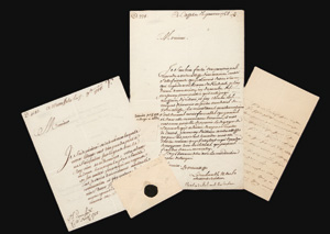 Lot 2602, Auction  127, Soubise, Charles de Rohan, Prinz von, 2 Briefe an eine Hoheit in Darmstadt. 1758