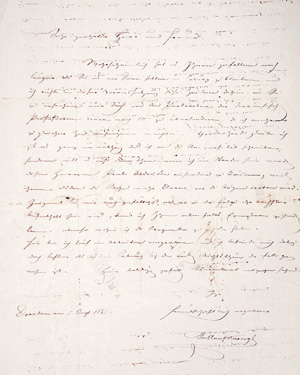 Los 2608 - Hanfstaengl, Franz - Brief an den Weimarer Hofmaler Johann Heinrich Schramm. 1845 - 0 - thumb