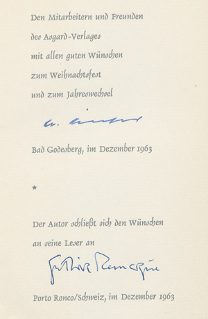 Lot 3284, Auction  127, Remarque, Erich Maria, Die Nacht von Lissabon (mit Widmung)