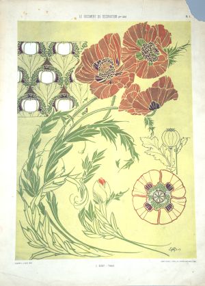 Los 3372 - Document du Décorateur, Le - Troisième série: Fleurs stylisées - 4 - thumb