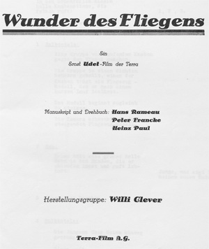 Lot 3404, Auction  127, Rameau, Hans, Wunder des Fliegens