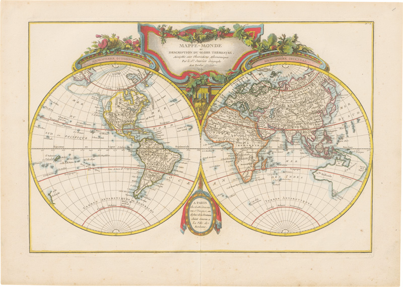 Lot 25, Auction 127, Janvier, Jean Denis, 5 kolorierte Kupferkarten