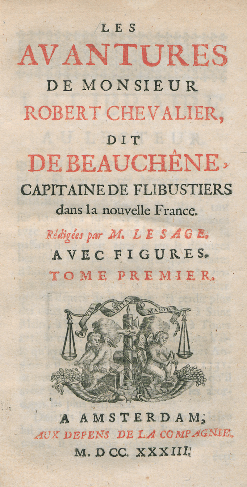Lot 26, Auction 127, Le Sage, Alain René, Les avantures de Monsieur Robert Chevalier