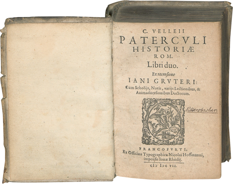 Lot 36, Auction  127, Velleius Paterculus, Historiae Rom