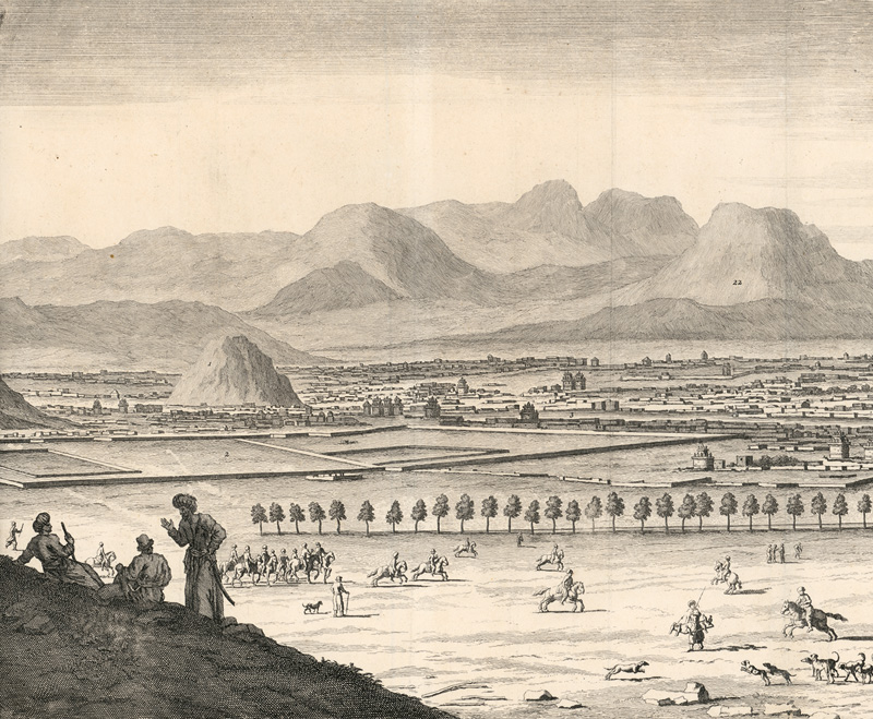 Lot 102, Auction 127, Bruyn, Cornelis de, A panoramic view of Isfahan