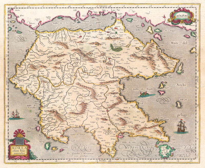 Lot 138, Auction 127, Griechenland, Konvolut von 9 teils kolorierten Kupferkarten