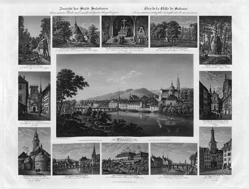 Lot 148, Auction  127, Isenring, Johann Baptiste, Ansicht der Stadt Solothurn