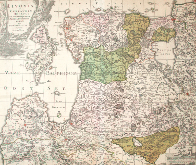 Lot 161, Auction 127, Lotter, Tobias Conrad, Livoniae et Curlandiae Ducatus cum insulis adjacentibus