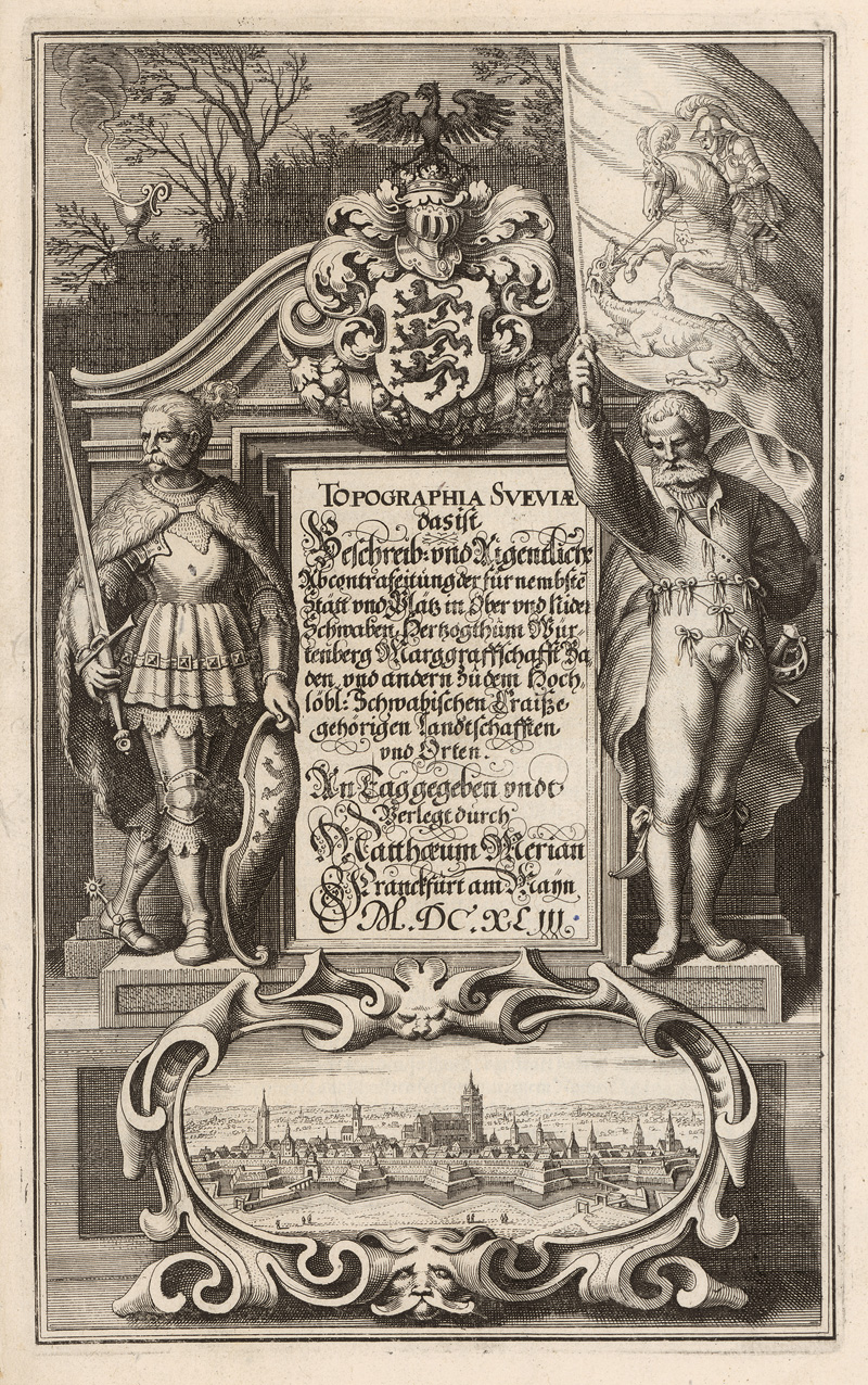 Lot 165, Auction  127, Merian, Matthäus, Sammelband mit 3 Topographien