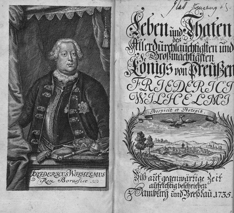 Lot 244, Auction 127, Fassmann, David, Leben und Thaten des Königs von Preußen Friederici Wilhelmi