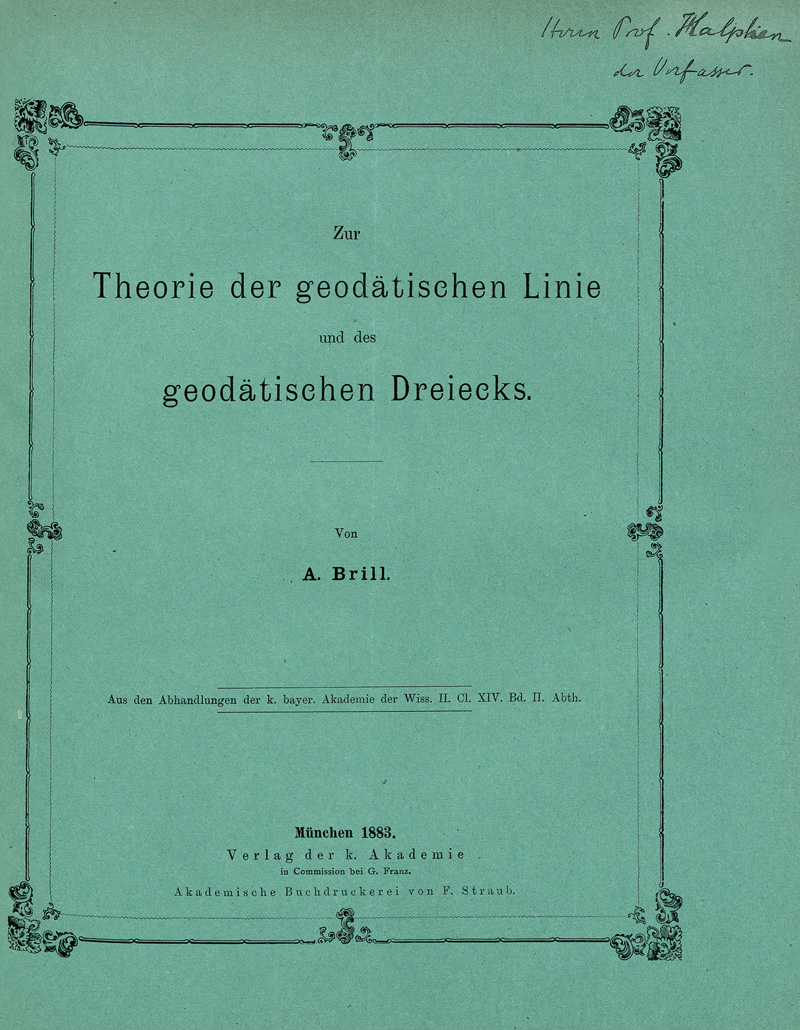 Lot 333, Auction 127, Mathematik und Halphen, Georges Henri, Zwei Sammelbände mit 46 Abhandlungen