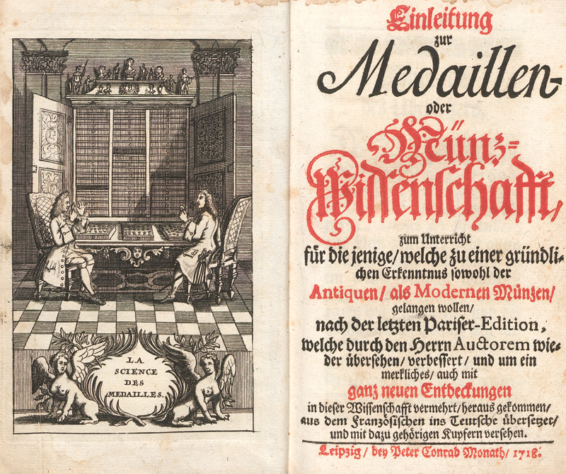 Lot 403, Auction 127, Jobert, Louis, Einleitung zur Medaillen- oder Münz-Wissenschafft