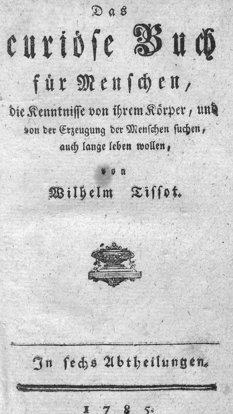 Lot 416, Auction  127, Tissot, Wilhelm, Das curiöse Buch für Menschen