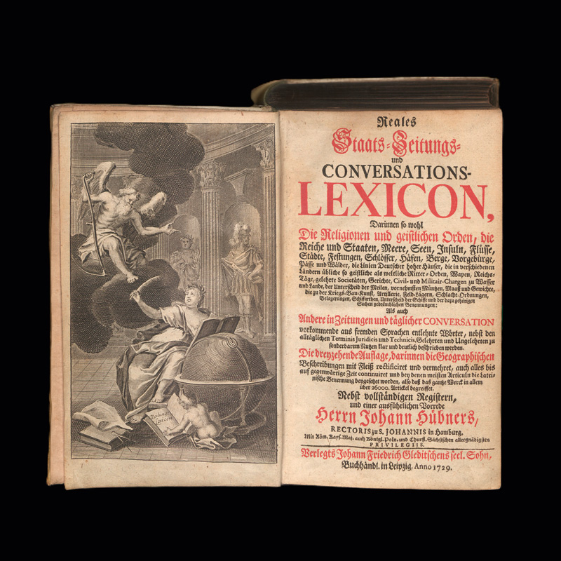 Lot 570, Auction 127, Hübner, Johann, Reales Staats- Zeitungs- Conversations-Lexicon.