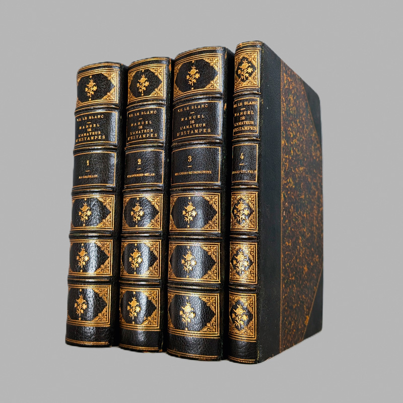 Lot 576, Auction 127, Le Blanc, Charles, Manuel de l'amateur d'estampes