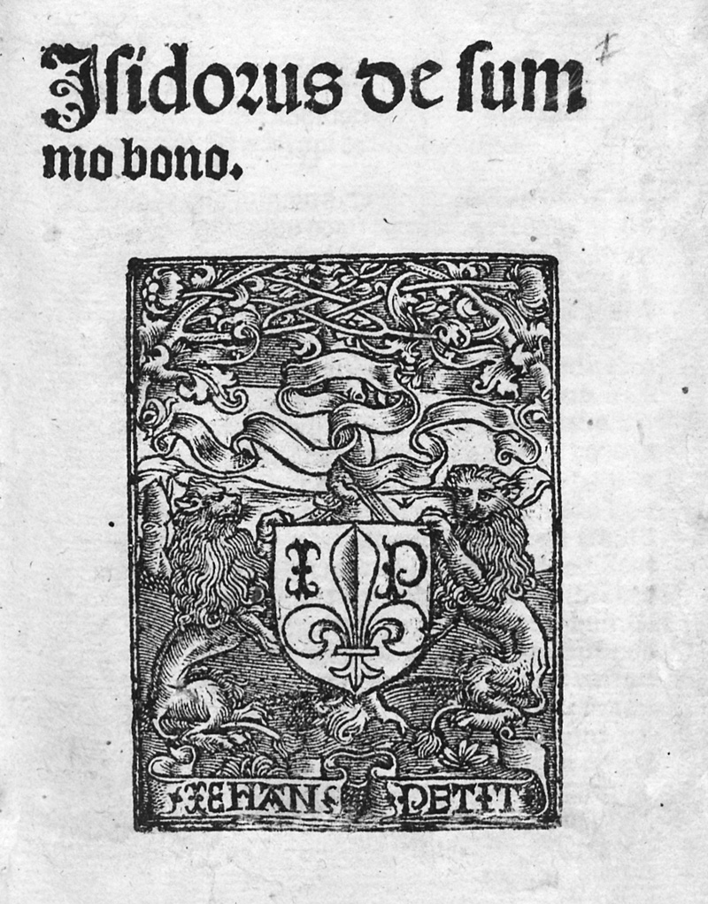 Lot 1138, Auction 127, Isidor von Sevilla, De summo bono